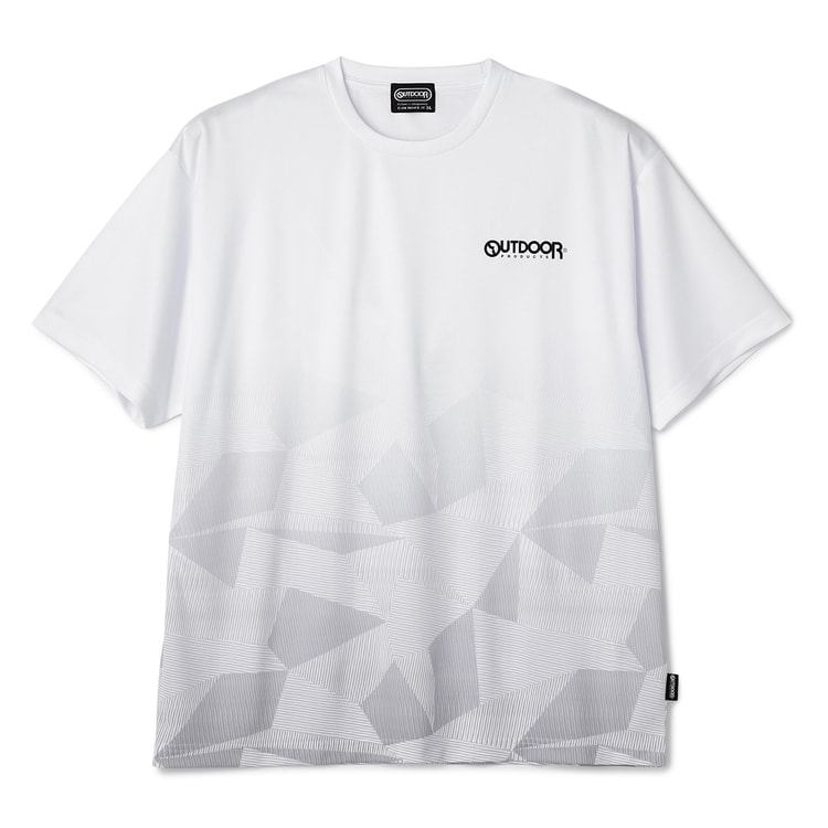 SizeMAX】OUTDOOR PRODUCTS ドライメッシュ 裾幾何学柄グ【AOKI公式