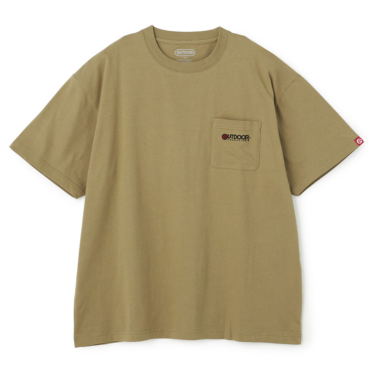 SizeMAX】OUTDOOR PRODUCTS 天竺胸刺繍ポケット付Tシャ【AOKI公式通販】