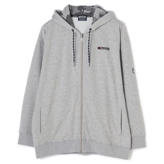 SizeMAX】OUTDOOR PRODUCTS 裏毛フードプリントジップパー【AOKI