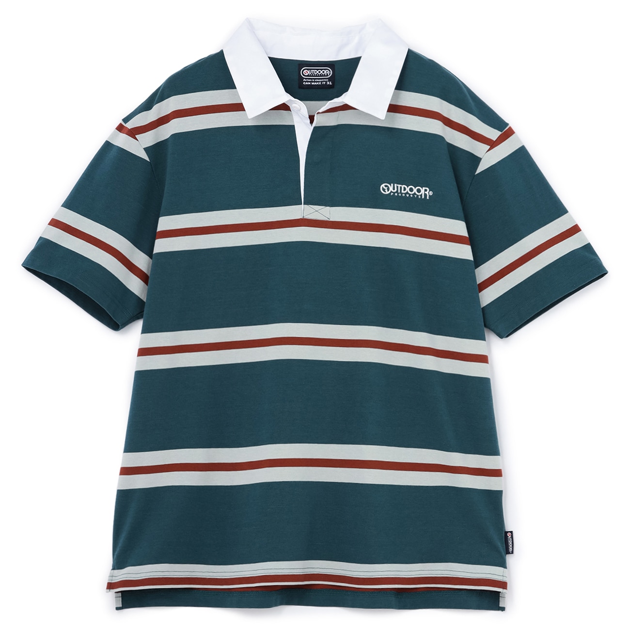 PGG　ボーダー柄ジャージー 半袖ポロシャツ (MENS) サイズ６（XL） 楽天市場】送料無料 カンタベリー 半袖 ポロシャツ メンズ