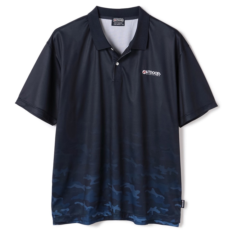 SizeMAX】OUTDOOR ドライ裾柄プリントポロシャツ【AOKI公式通販】