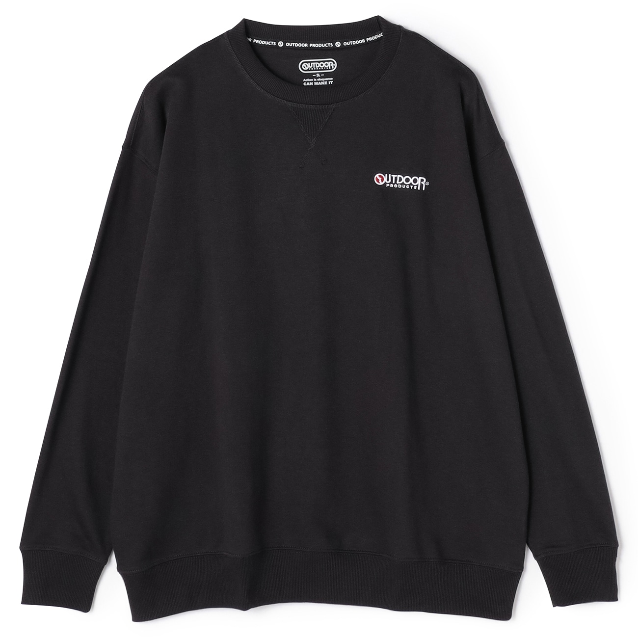 【SizeMAX】OUTDOOR 裏毛ワンポイントトレーナー