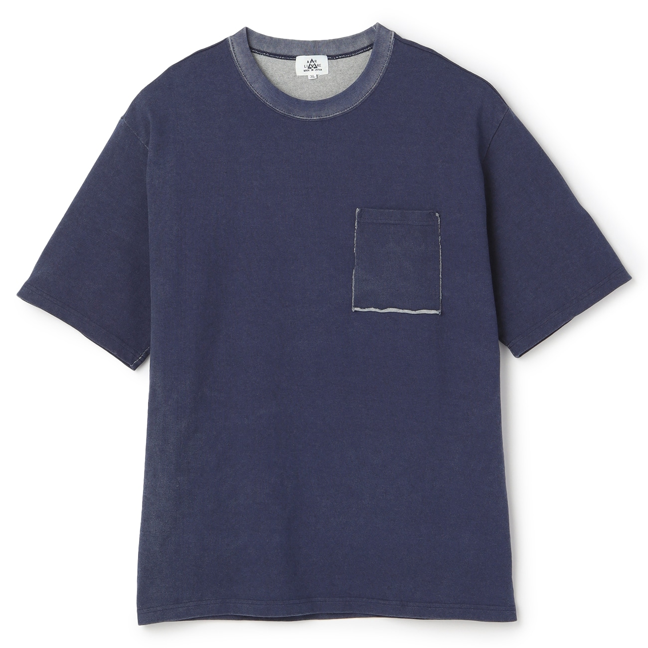 【SizeMAX】国産ピグメントプリントポケット付きTシャツ 【SizeMAX】国産ピグメントプリントポケット付きTシャツ