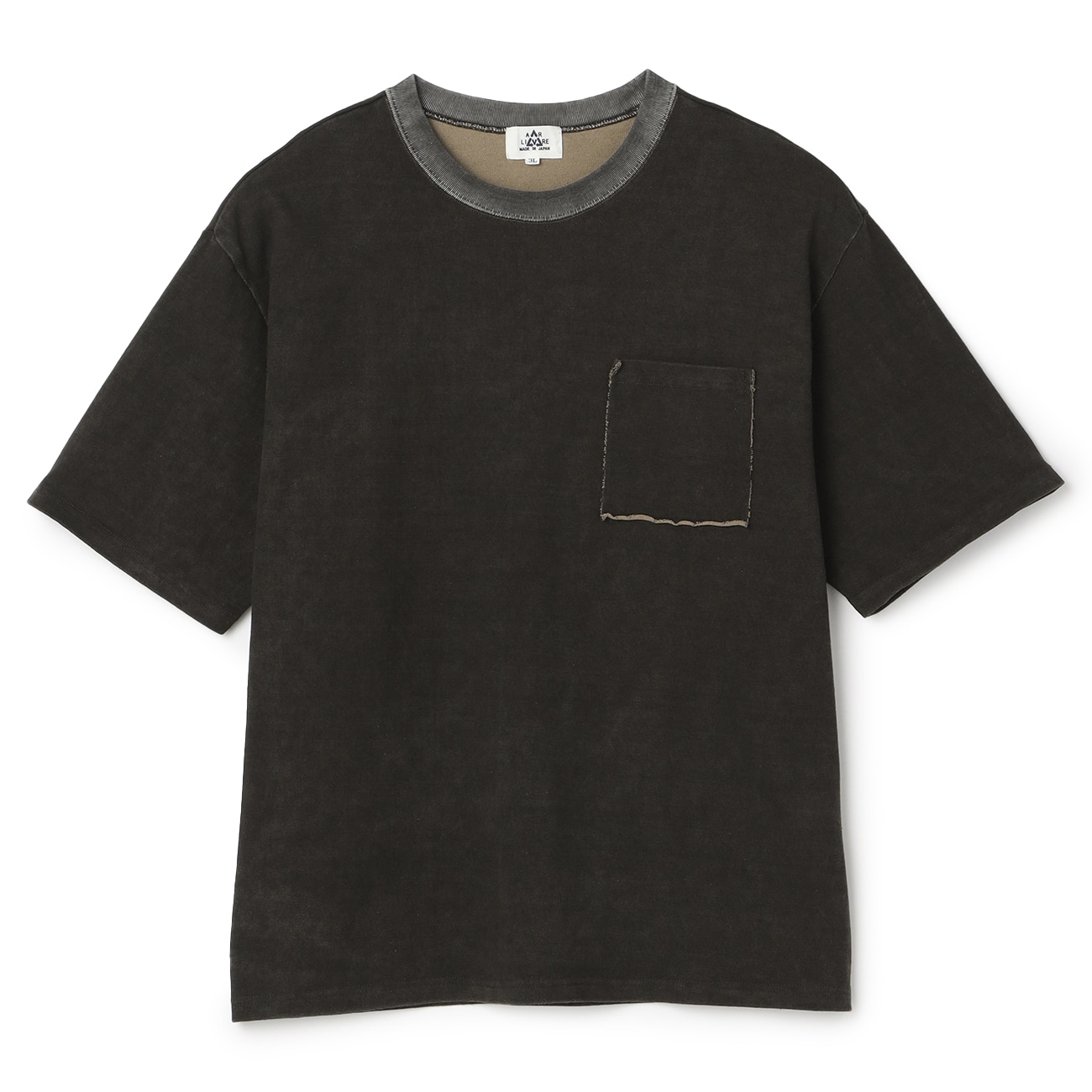 【SizeMAX】国産ピグメントプリントポケット付きTシャツ 【SizeMAX】国産ピグメントプリントポケット付きTシャツ