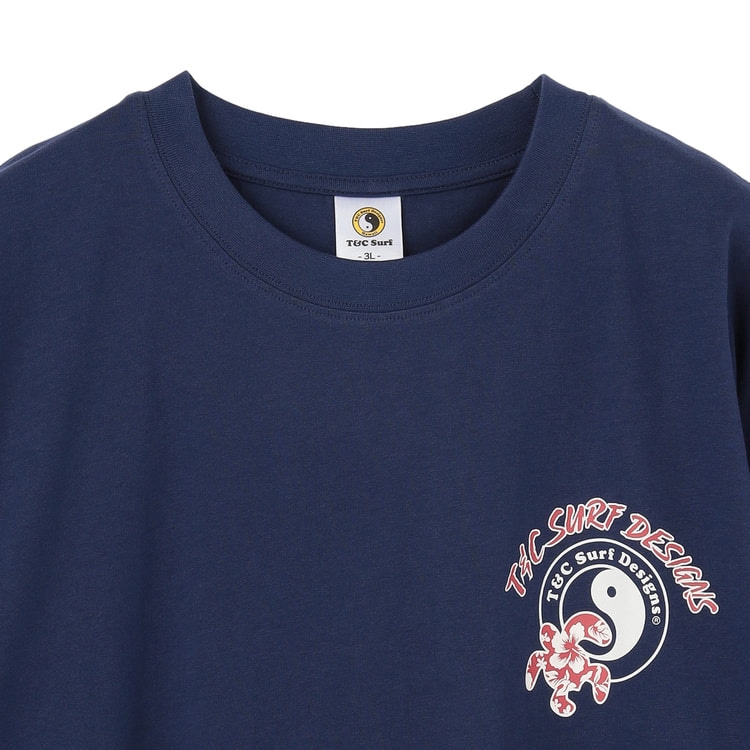 SizeMAX】T&C SURF 綿100% サーフボード柄 プリントTシャツ【AOKI