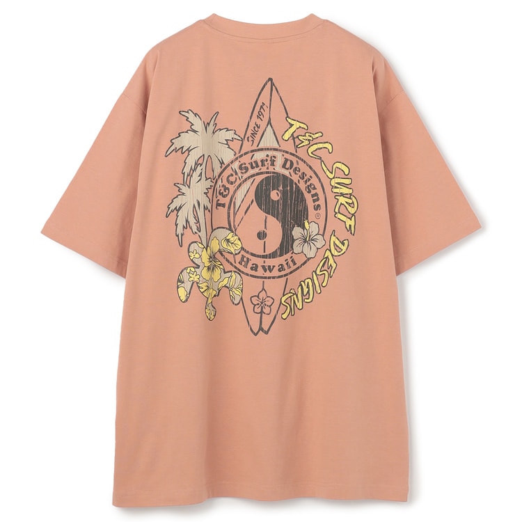 SizeMAX】T&C SURF 綿100% サーフボード柄 プリントTシャツ【AOKI