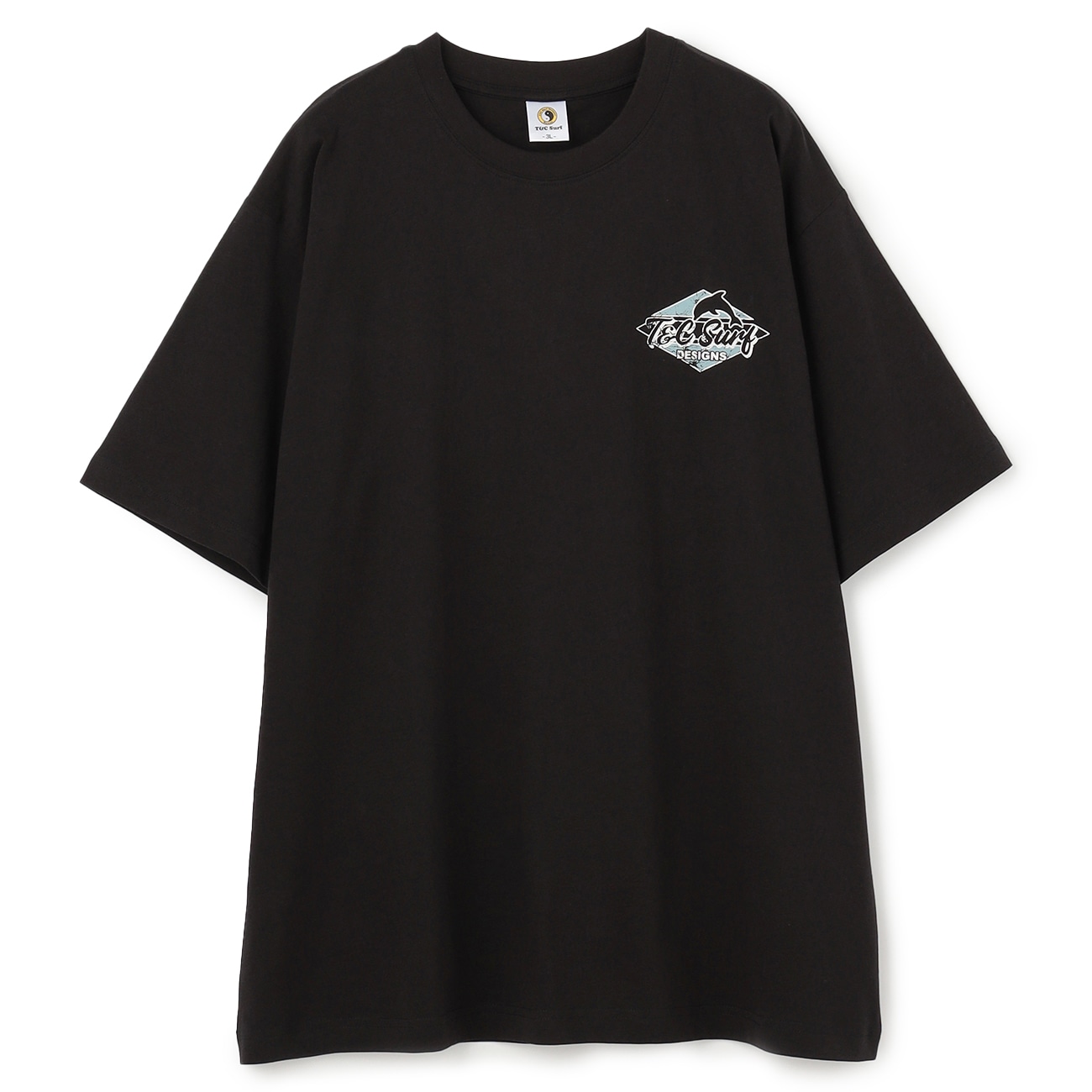 【SizeMAX】T & C SURF 綿100% イルカ柄 プリントTシャツ 【SizeMAX】T & C SURF 綿100% イルカ柄 プリントTシャツ