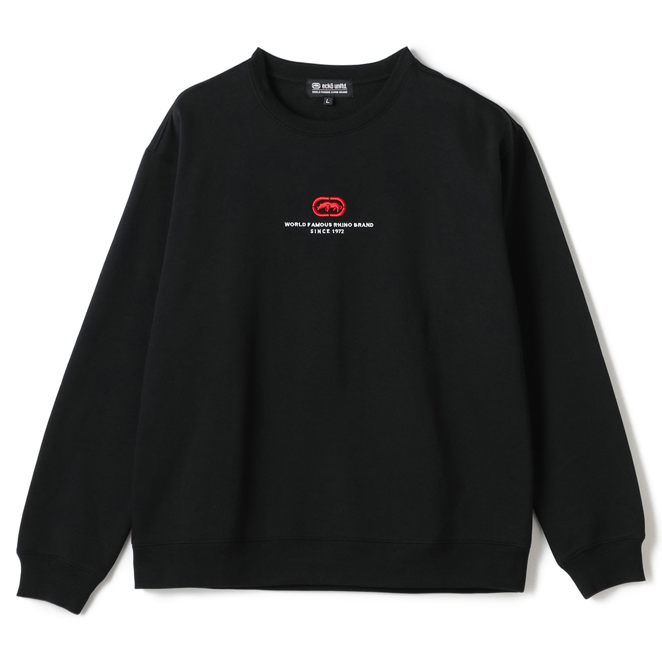 【SizeMAX】ecko unltd. 裏起毛バックプリントトレーナー