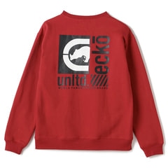 SizeMAX】ecko unltd. 裏起毛バックプリントトレーナー【AOKI公式通販】