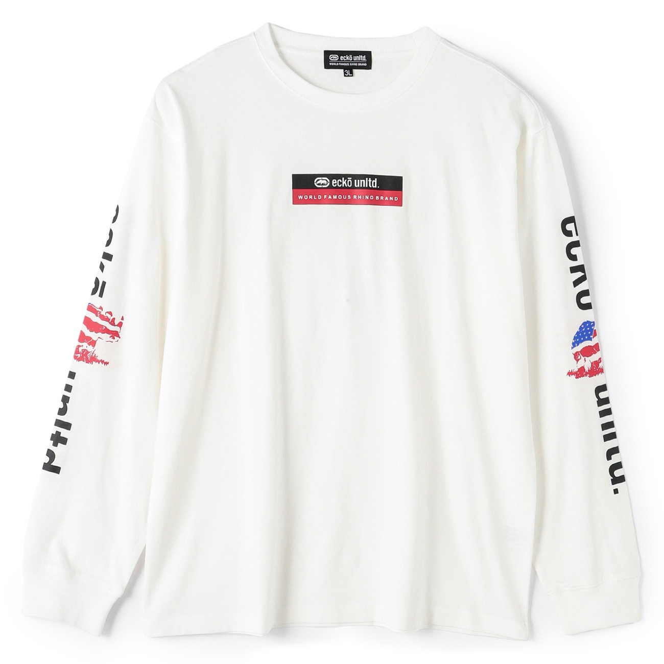 【SizeMAX】ecko unltd 袖プリントTシャツ