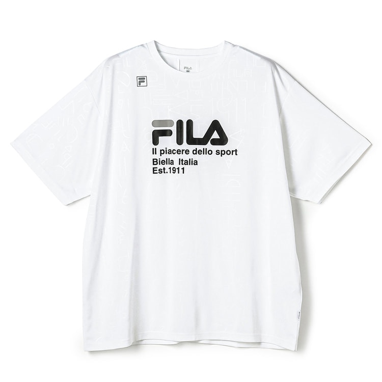 SizeMAX】FILA 吸水速乾 ドライエンボス切替Tシャツ【AOKI公式通販】