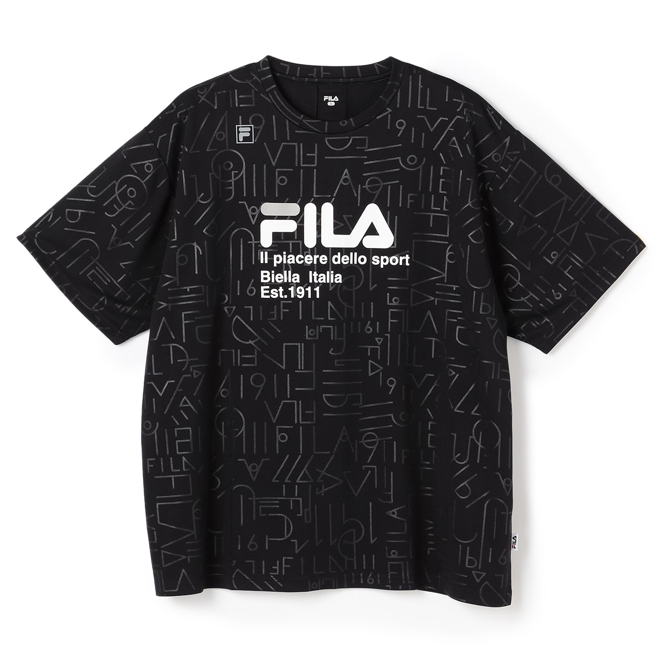 SizeMAX】FILA 吸水速乾 ドライエンボス切替Tシャツ【AOKI公式通販】