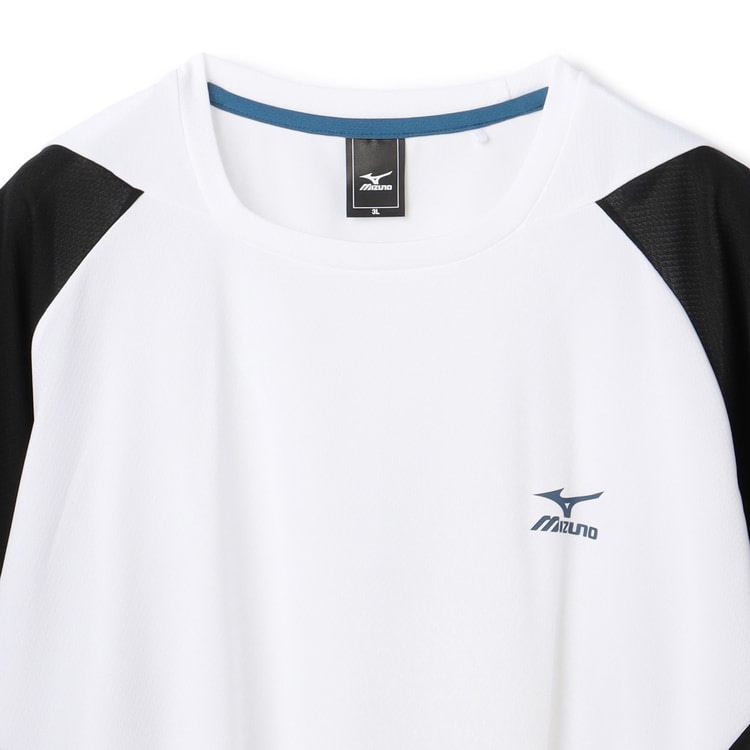 【SizeMAX】MIZUNO アイスタッチ袖切替Tシャツ