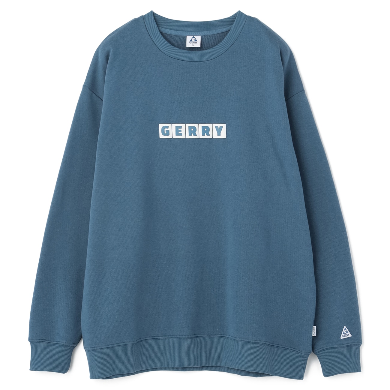 【SizeMAX×GERRY】別注 裏毛発泡プリントトレーナー