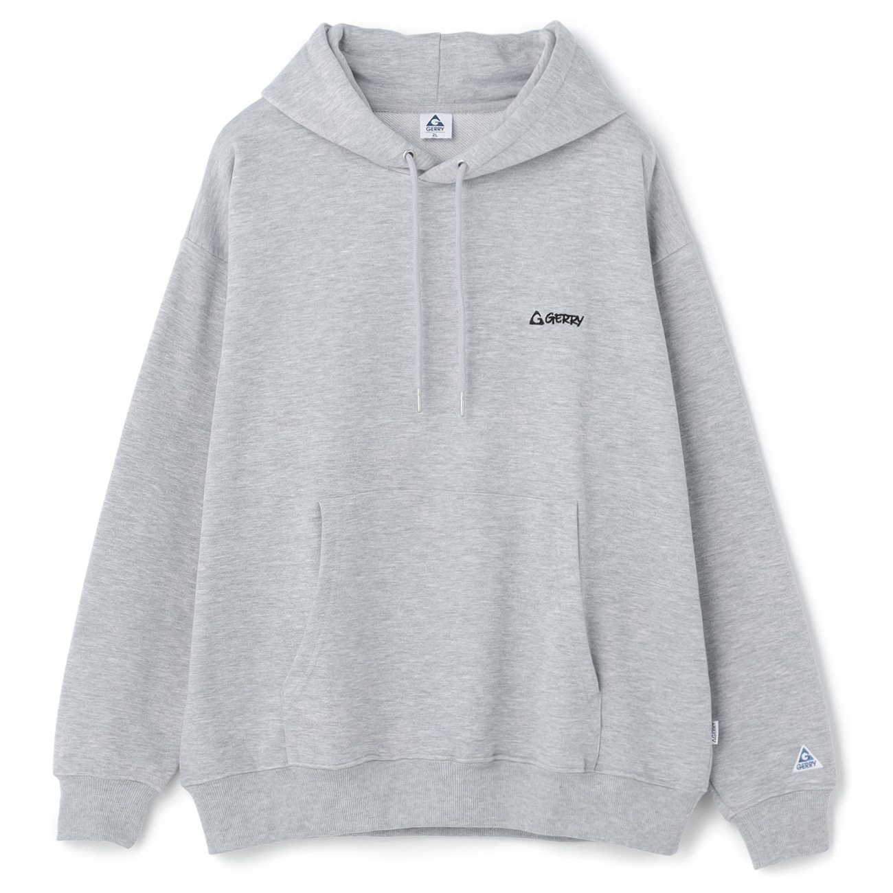 【SizeMAX×GERRY】別注 裏毛ロゴ刺繍プルパーカー