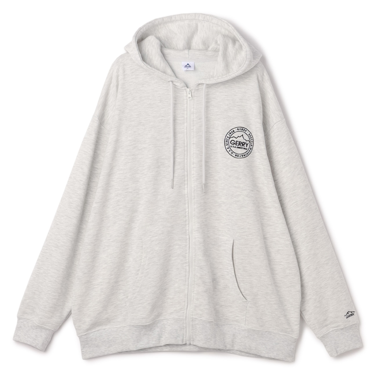 GERRYブランド商品シンプルでスタイリッシュなデザインが魅力のGERRY(ジェリー)の裏毛フルジップパーカーです。軽やかなスウェット生地を使用しており、通気性と着心地に優れた、通年使えるアイテムです