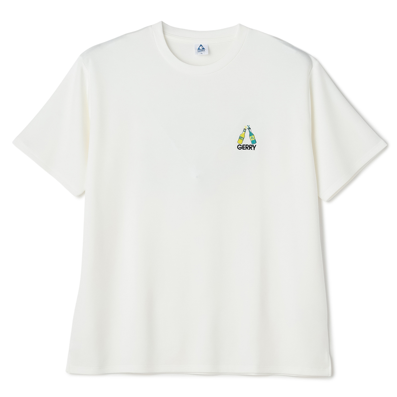 【SizeMAX×GERRY】別注 冷感ポンチドリンクプリントTシャツ 【SizeMAX×GERRY】別注 冷感ポンチドリンクプリントTシャツ