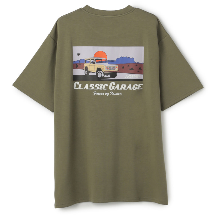 SizeMAX】GERRY ポンチバックプリントTシャツ 接触冷感【AOKI公式通販】