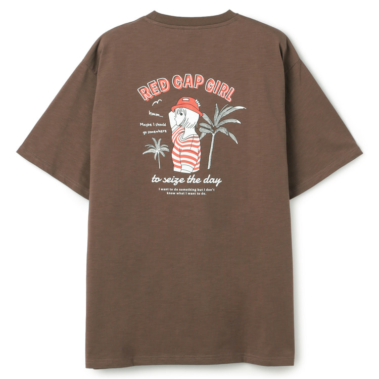SizeMAX】Red Cap Girl 冷感スラブ天竺Tシャツ【AOKI公式通販】