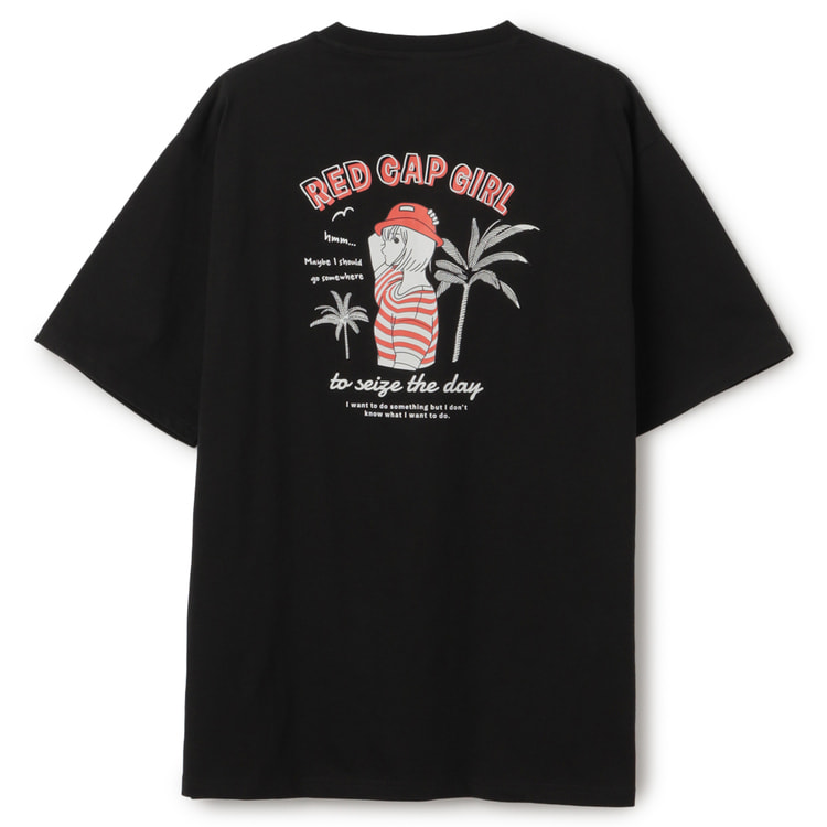 SizeMAX】Red Cap Girl 冷感スラブ天竺Tシャツ【AOKI公式通販】