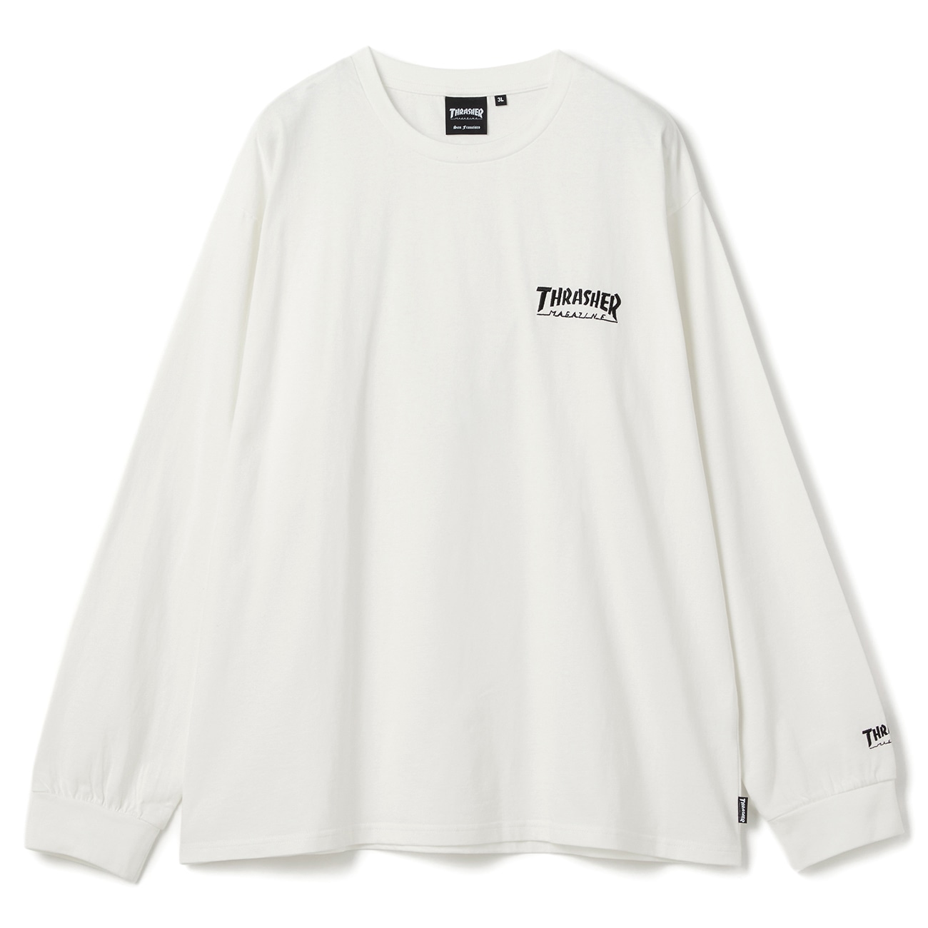 SizeMAX】THRASHER ワンポイント刺繍Tシャツ【AOKI公式通販】