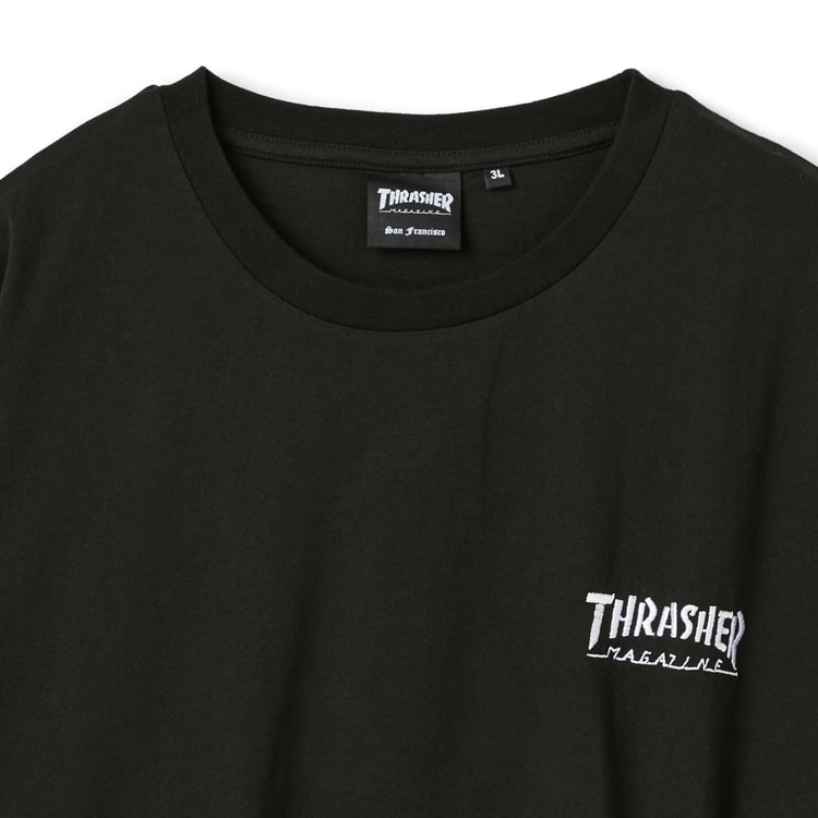 SizeMAX】THRASHER ワンポイント刺繍Tシャツ【AOKI公式通販】
