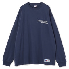 SizeMAX×RUSSELL ATHLETIC】別注 企業ロゴ風プリントロン