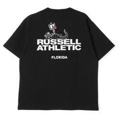 russelunoTシャツ7サイズ SizeMAX×RUSSELL ATHLETIC】別注 ワニ柄プリントTシャツ【AOKI