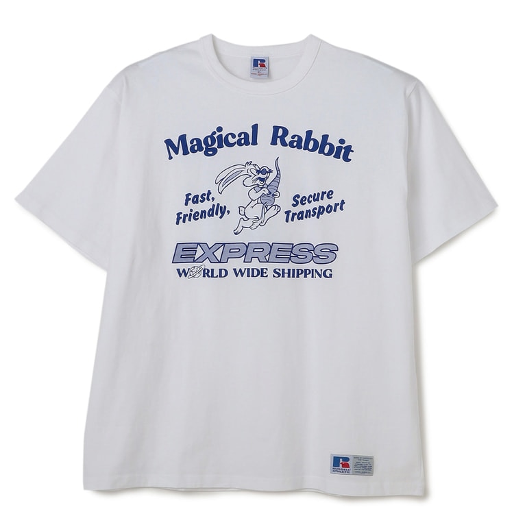 SizeMAX×RUSSELL ATHLETIC】別注 ラビット柄プリントTシ【AOKI公式