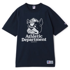 【別注】RUSSELLプリントTシャツ セール】【別注】＜RUSSELL ATHLETIC＞プリント リンガーTシャツ