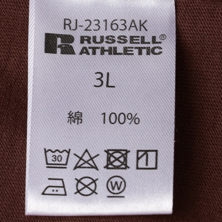 SizeMAX×RUSSELL ATHLETIC】別注 ブルドックプリントTシ