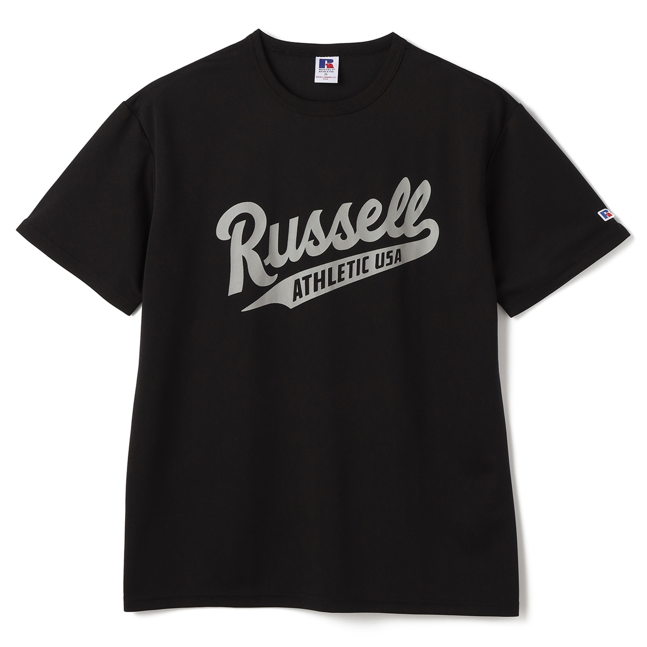 【SizeMAX×RUSSELL ATHLETIC】別注 ドライスポーツ風ロゴTシャツ 【SizeMAX×RUSSELL ATHLETIC】別注 ドライスポーツ風ロゴTシャツ