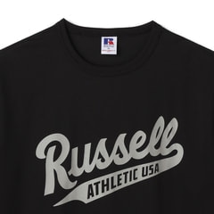 【SizeMAX×RUSSELL ATHLETIC】別注 ドライスポーツ風ロゴTシャツ