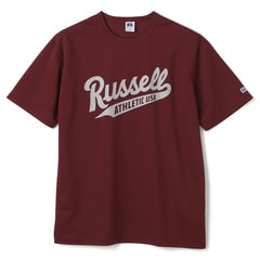 【SizeMAX×RUSSELL ATHLETIC】別注 ドライスポーツ風ロゴTシャツ