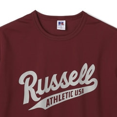 【SizeMAX×RUSSELL ATHLETIC】別注 ドライスポーツ風ロゴTシャツ