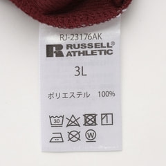 【SizeMAX×RUSSELL ATHLETIC】別注 ドライスポーツ風ロゴTシャツ