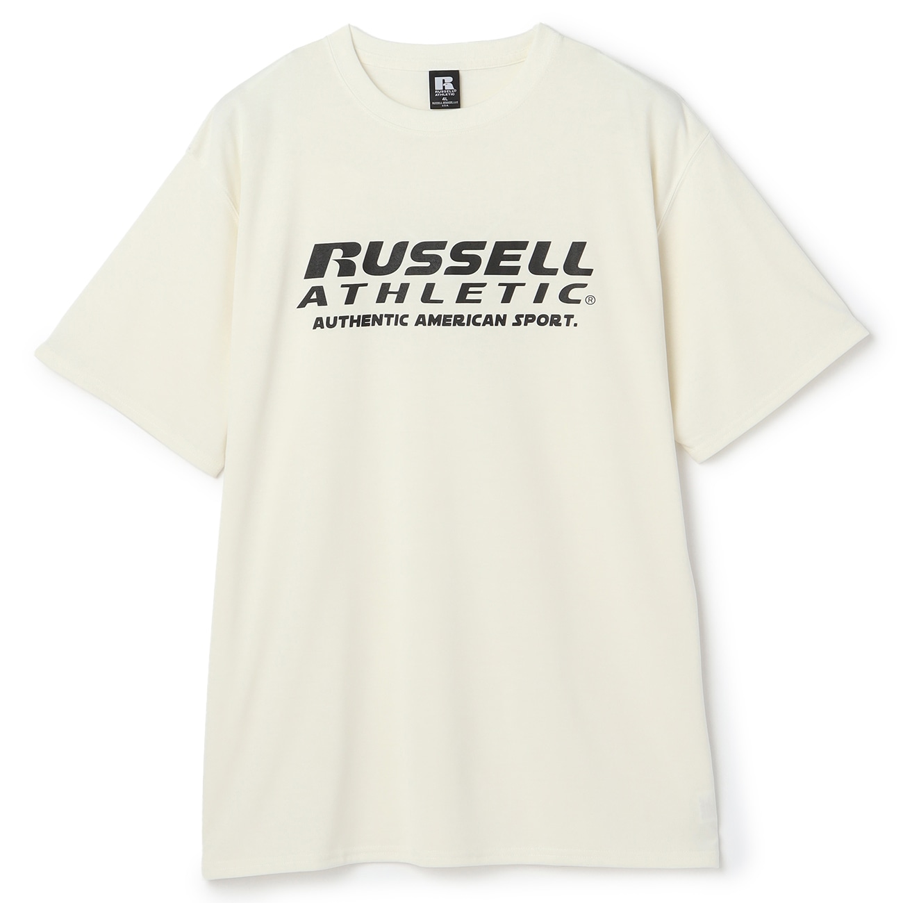 【SizeMAX×RUSSELL ATHLETIC】別注 ドライ胸ロゴプリントTシャツ 【SizeMAX×RUSSELL ATHLETIC】別注 ドライ胸ロゴプリントTシャツ