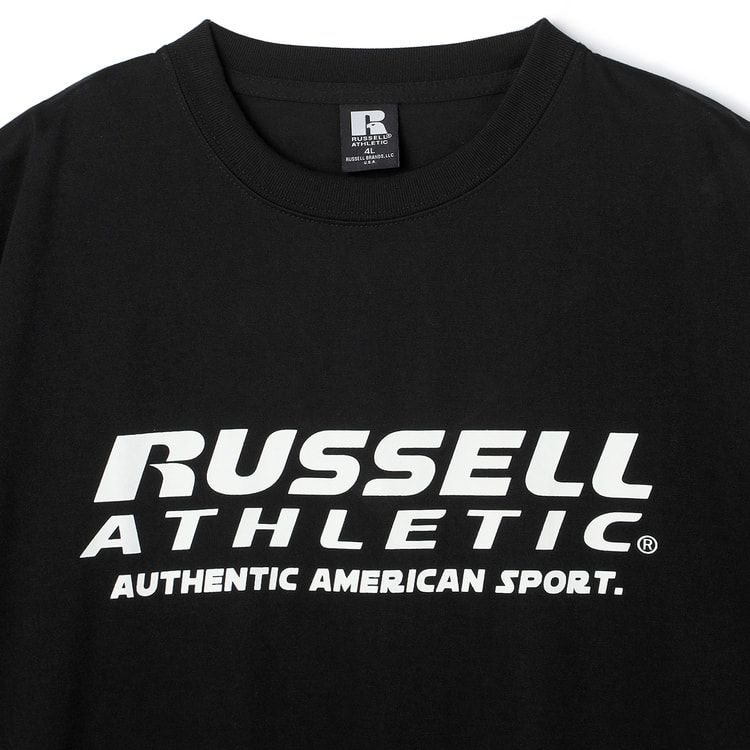 SizeMAX×RUSSELL ATHLETIC】別注 ドライ胸ロゴプリントT【AOKI公式