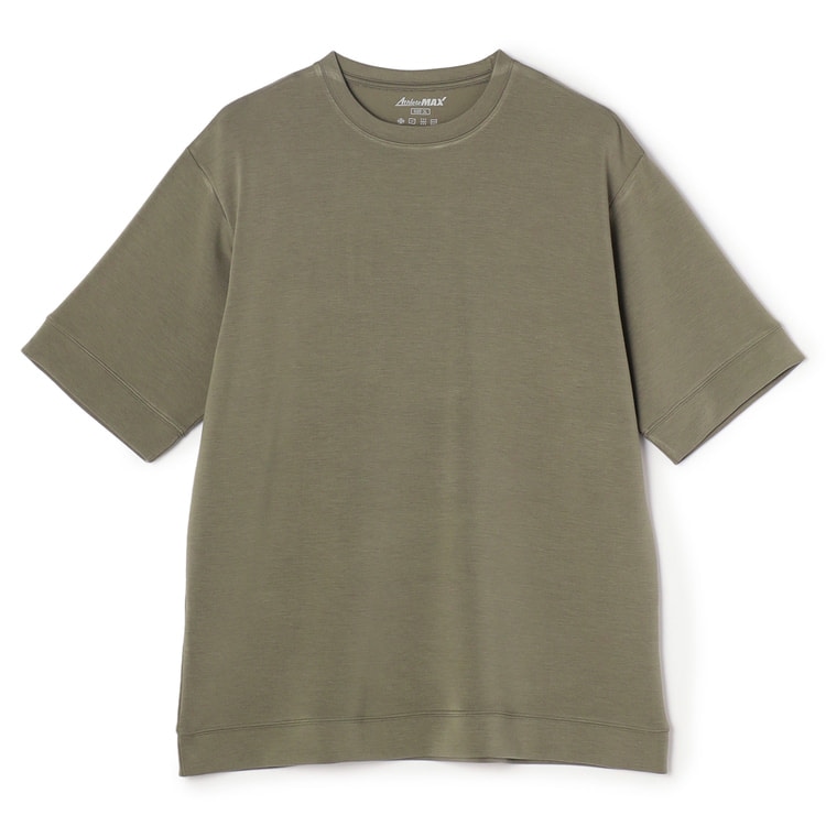 【SizeMAX】接触冷感 吸汗速乾 アスリートMAX 5分袖Tシャツ
