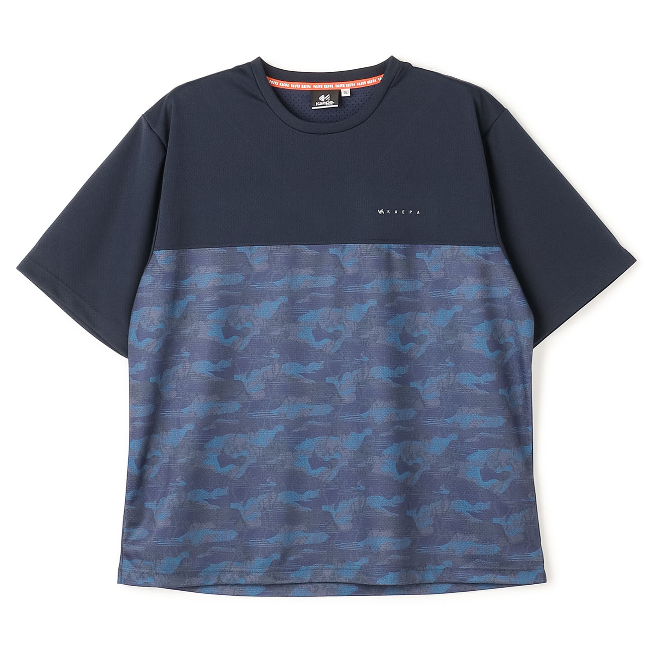 【SizeMAX】Kaepa 冷感ワッフルベンチレーションTシャツ 【SizeMAX】Kaepa 冷感ワッフルベンチレーションTシャツ