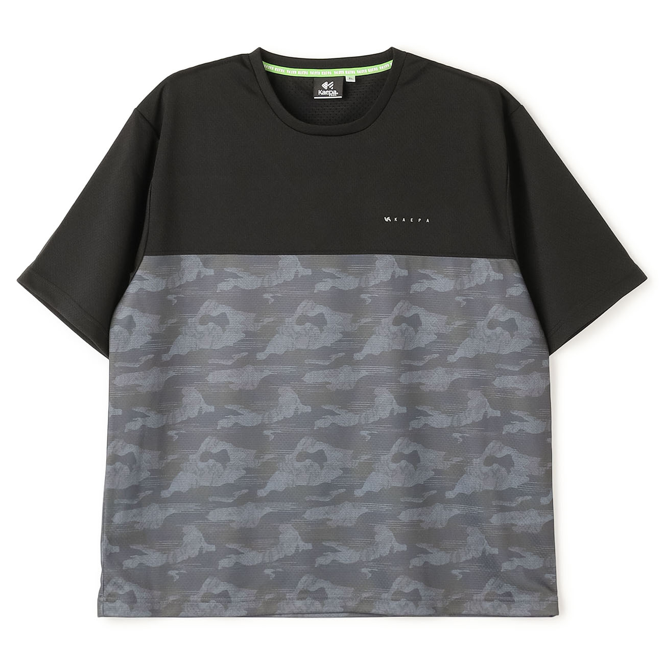 【SizeMAX】Kaepa 冷感ワッフルベンチレーションTシャツ 【SizeMAX】Kaepa 冷感ワッフルベンチレーションTシャツ