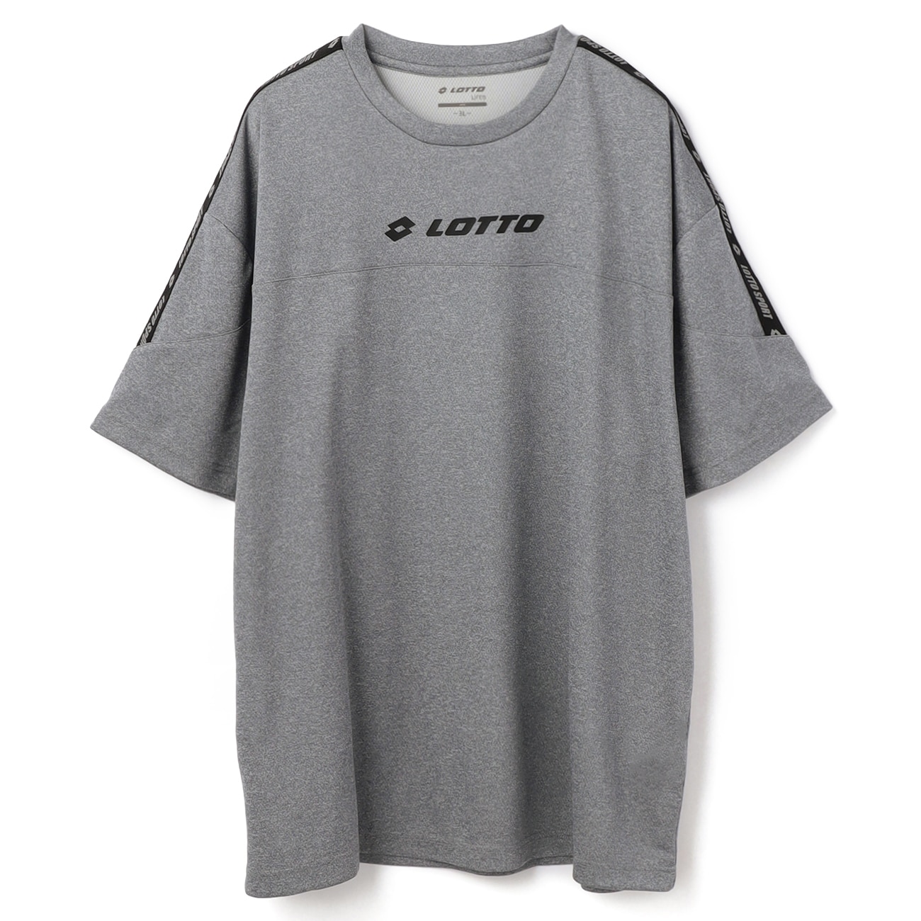 【SizeMAX】LOTTO ドライ杢ワンポイントロゴTシャツ セットアップ着用可 【SizeMAX】LOTTO ドライ杢ワンポイントロゴTシャツ セットアップ着用可