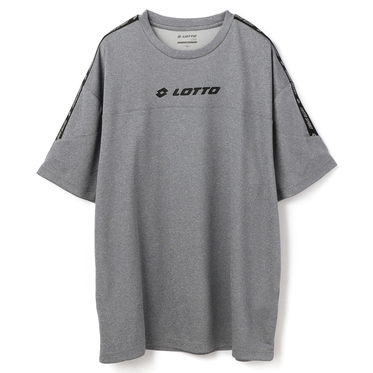 SizeMAX】LOTTO ドライ杢ワンポイントロゴTシャツ セットアップ着用