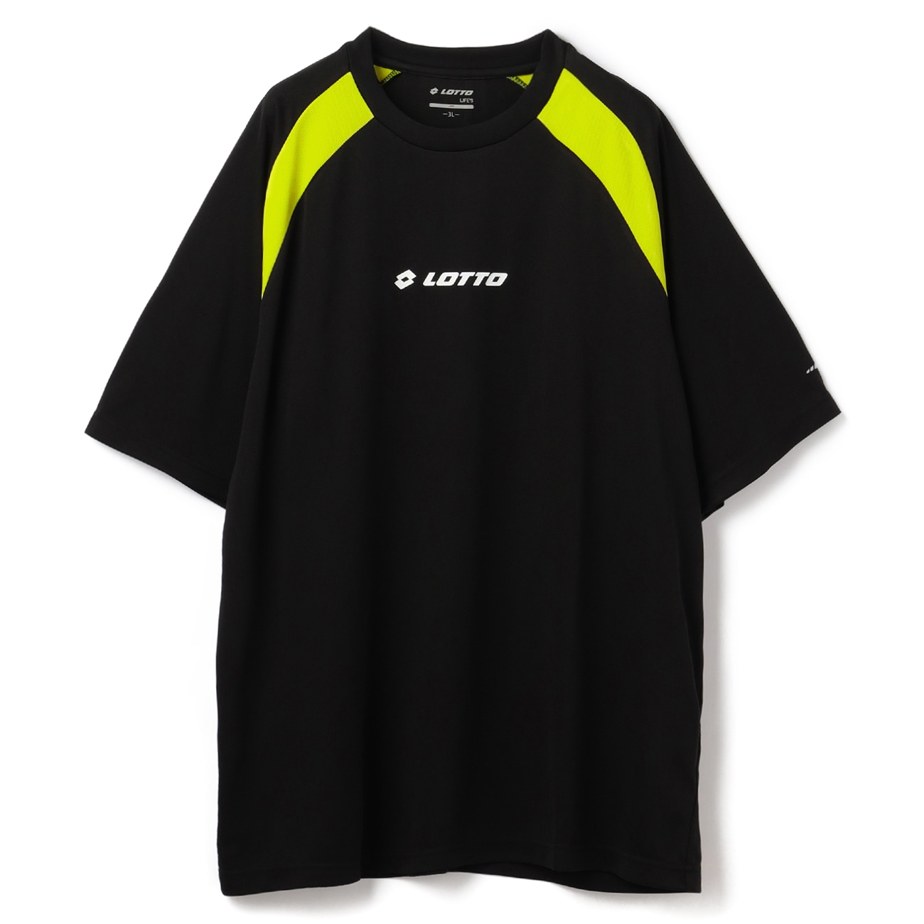 【SizeMAX】LOTTO ドライバックロゴプリントTシャツ 【SizeMAX】LOTTO ドライバックロゴプリントTシャツ