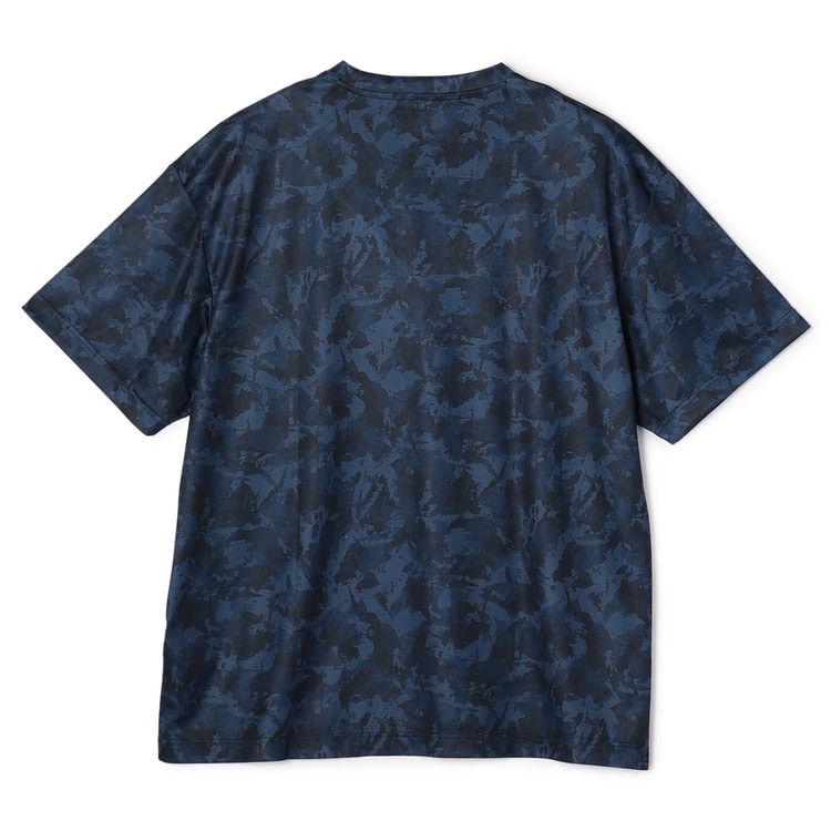SizeMAX】OUTDOOR ドライ幾何学柄プリントTシャツ セットアップ