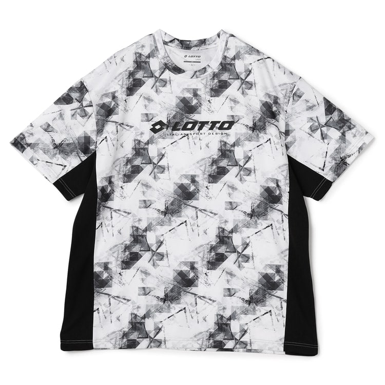 SizeMAX】LOTTO ドライ総柄プリントTシャツ セットアップ着用可