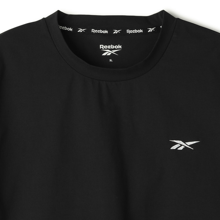 SizeMAX】Reebok ストレッチ天竺 穴あきメッシュTシャツ【AOKI公式通販】