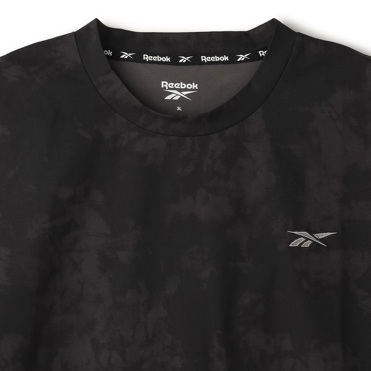 SizeMAX】Reebok ストレッチ天竺 穴あきメッシュTシャツ【AOKI