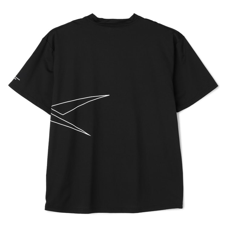 CHプリントメッシュ長袖Tシャツカットソー ブラック XL 日本製》リンクス長袖カットソー(カットソー・Tシャツ) | MICHEL