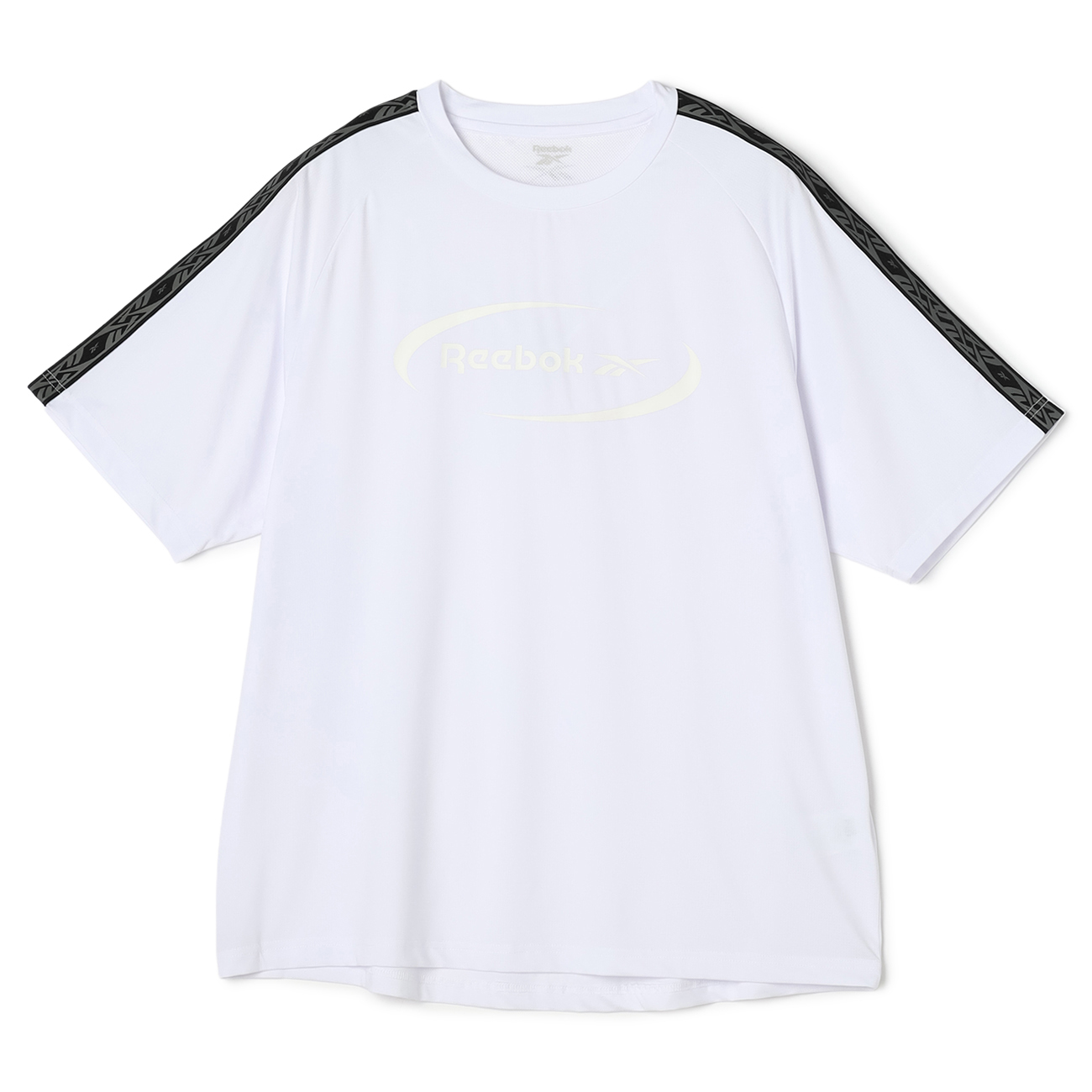 SizeMAX】Reebok 穴あきメッシュラグラン肩ラインTシャツ【AOKI公式通販】